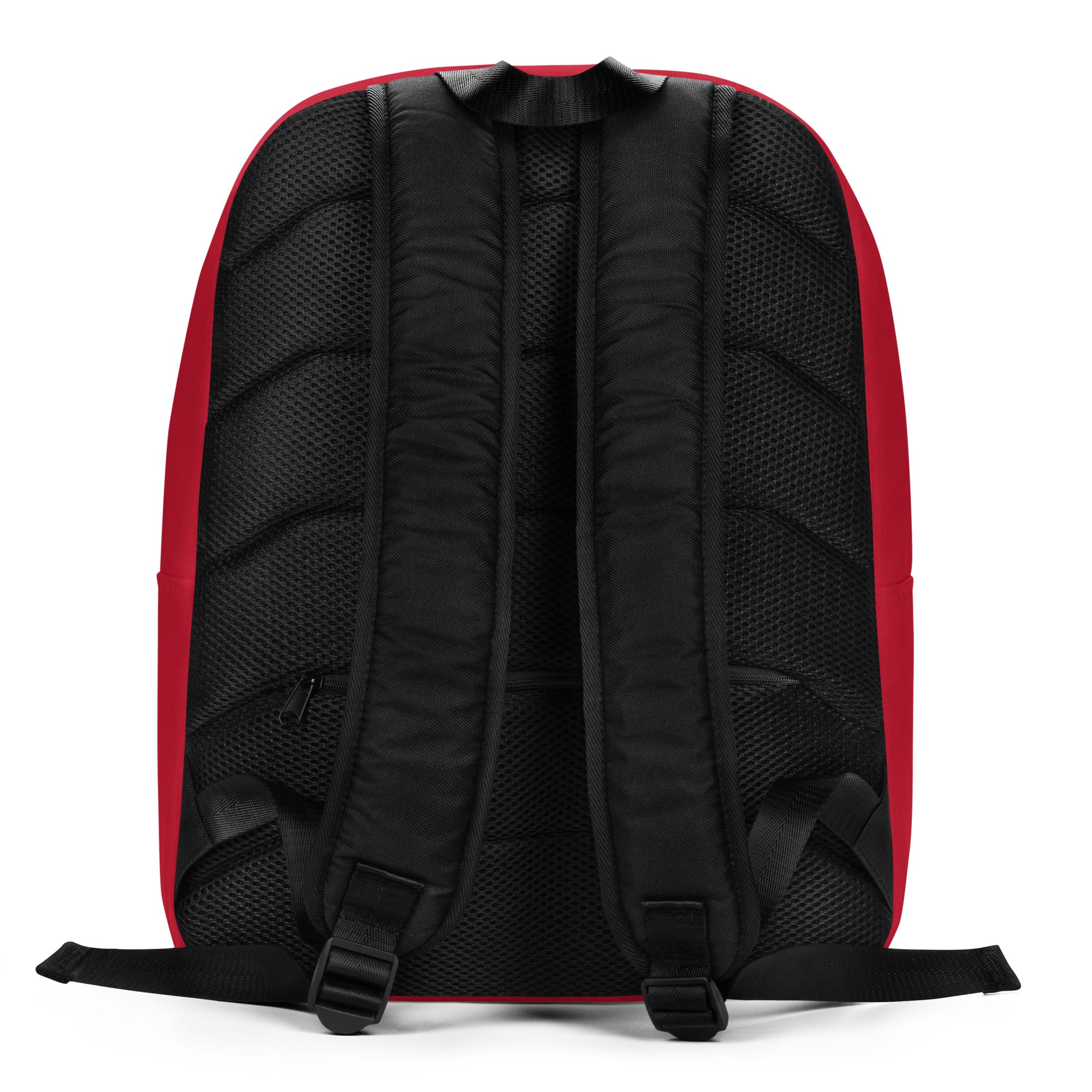 Red Sitting Lionheart Minimalist Backpack