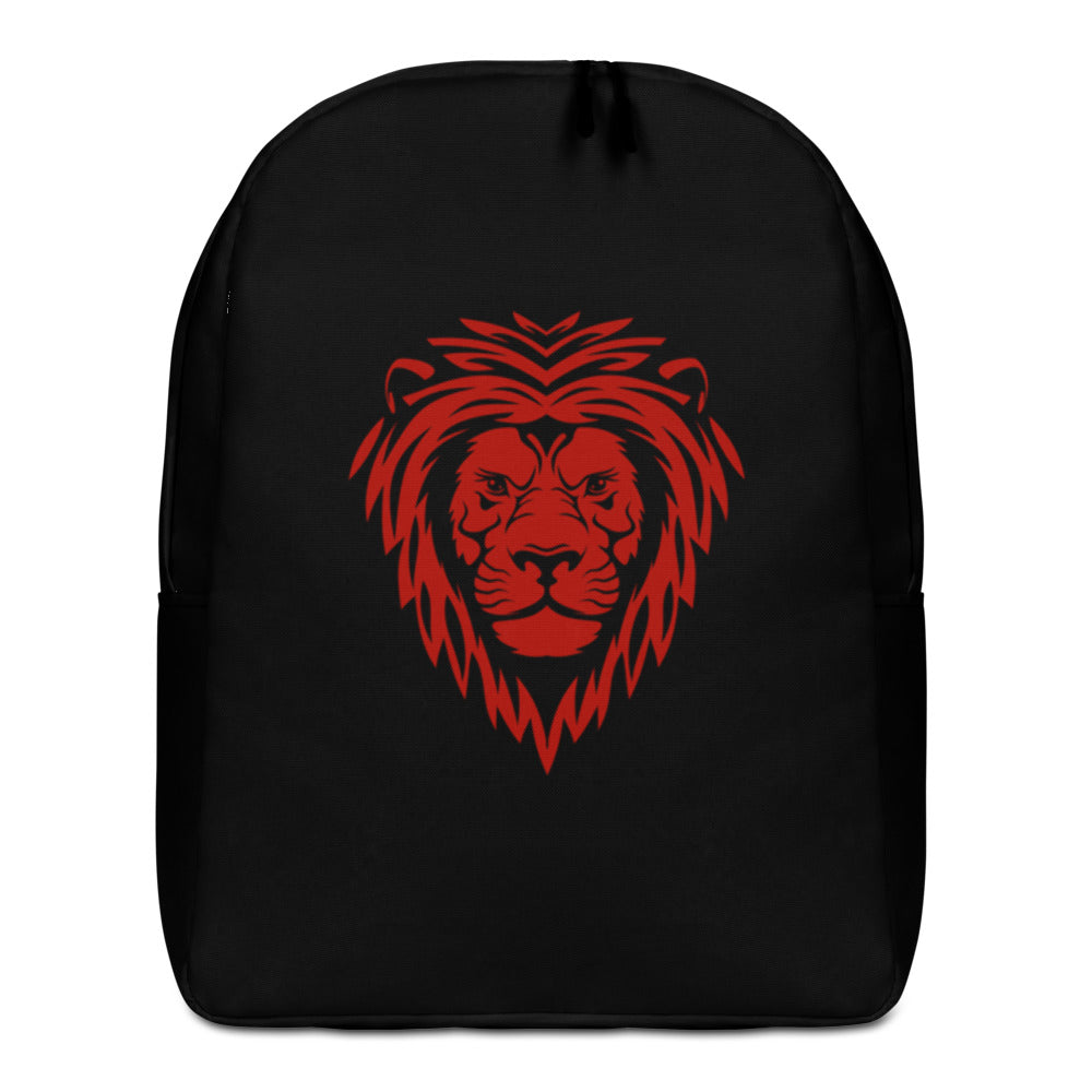 Black and Red Lion Backpack