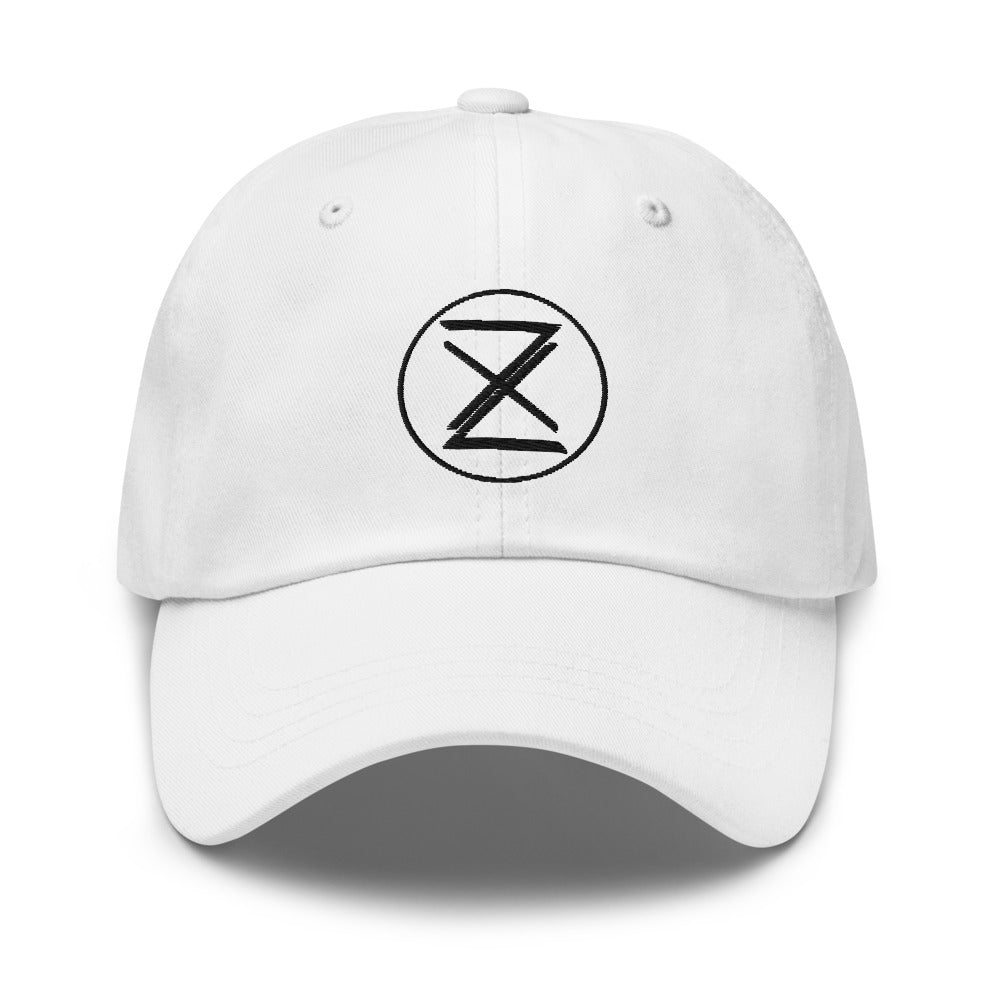 Xaza Logo Hat White with Black