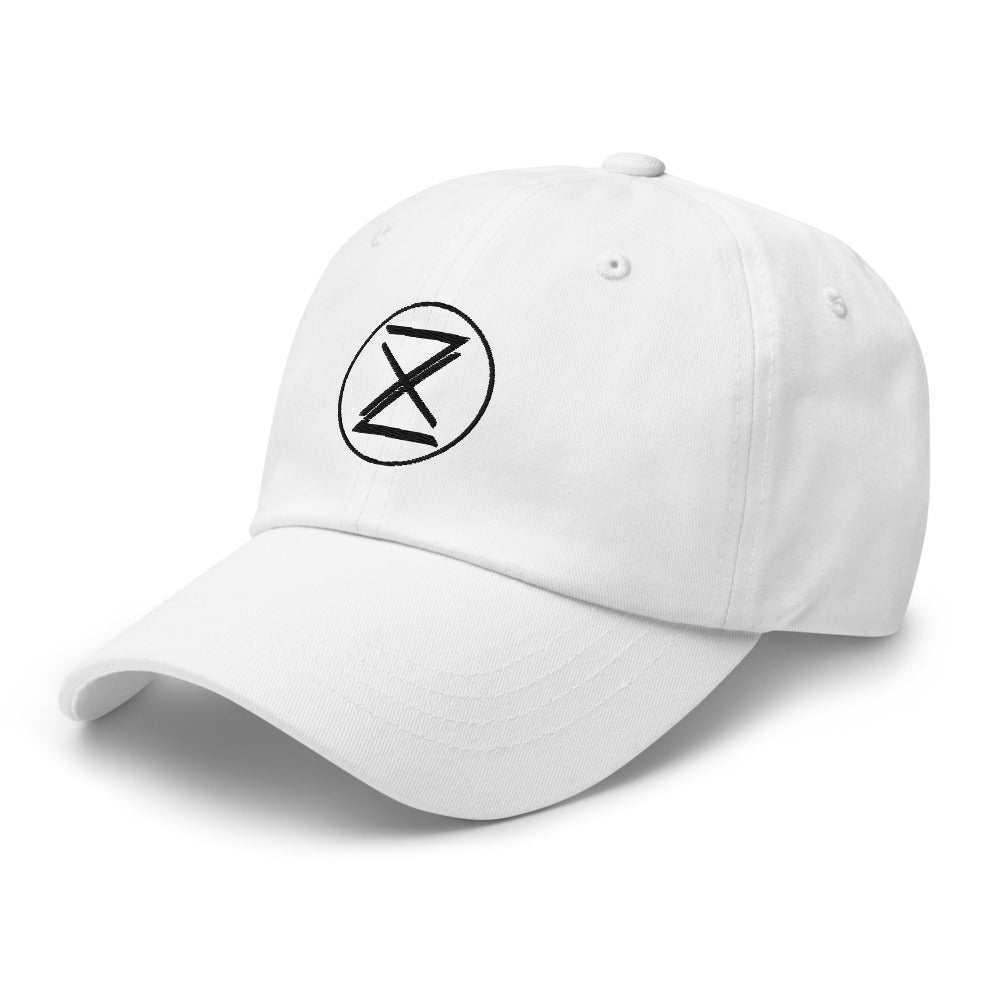 Xaza Logo Hat White with Black