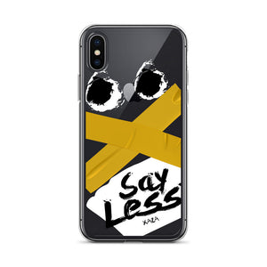 XaZa "Say Less" iPhone Case