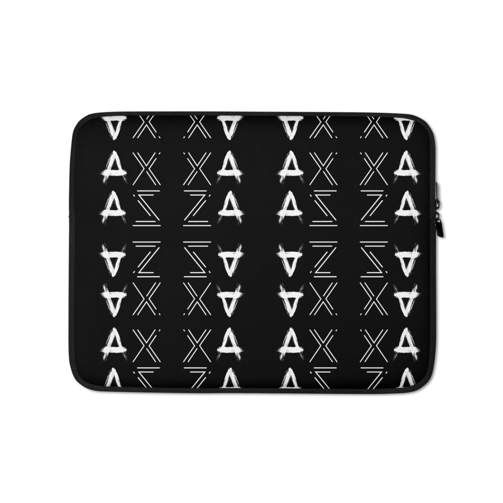 Xaza BW Painted Laptop Sleeve