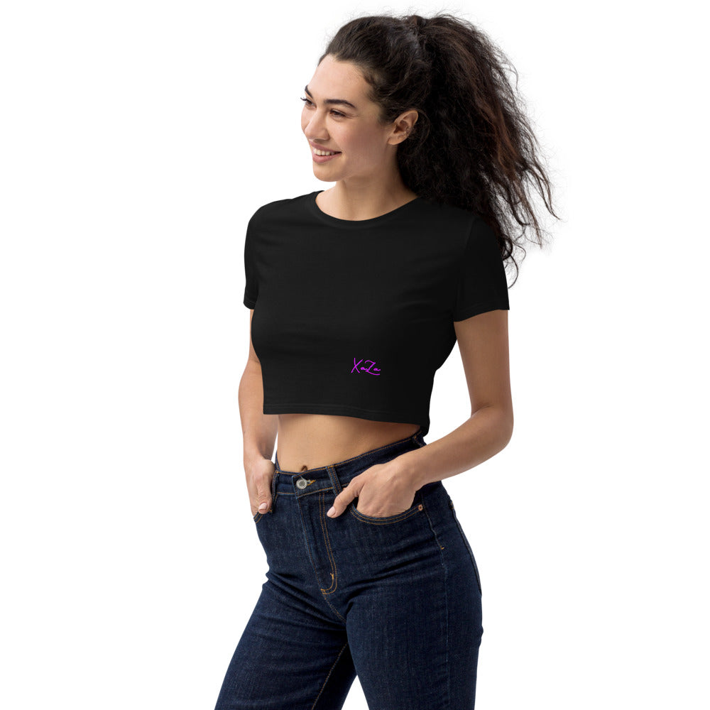 Xaza Pink Organic Crop Top