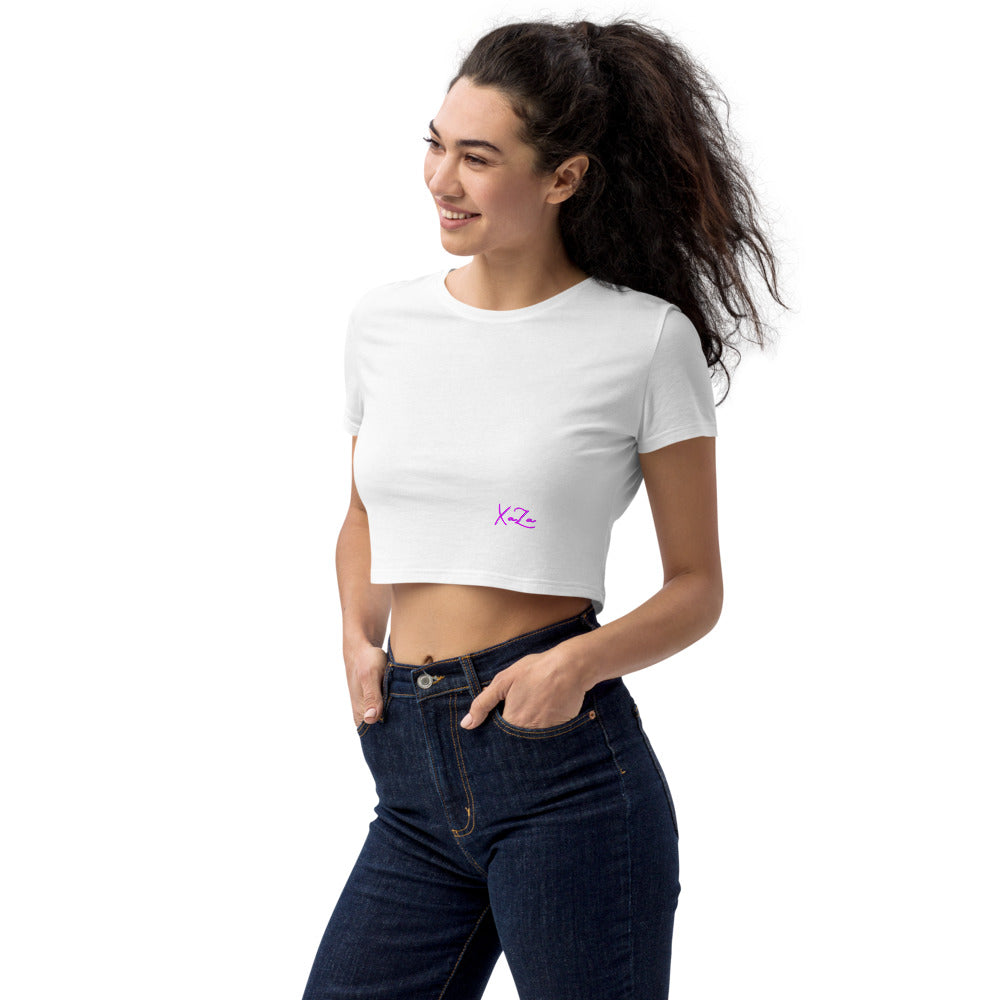 Xaza Pink Organic Crop Top