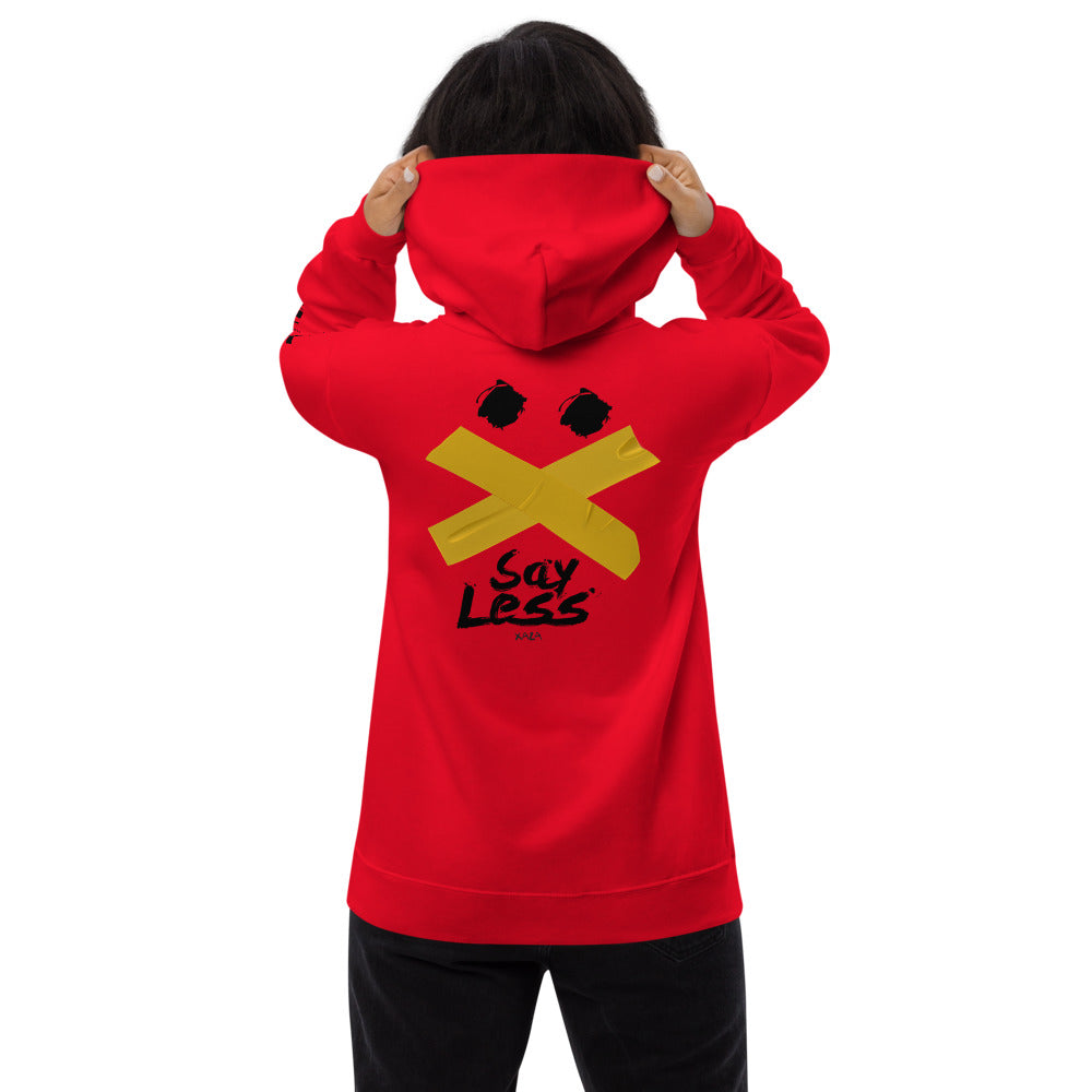 Say Less Womens fleece hoodie