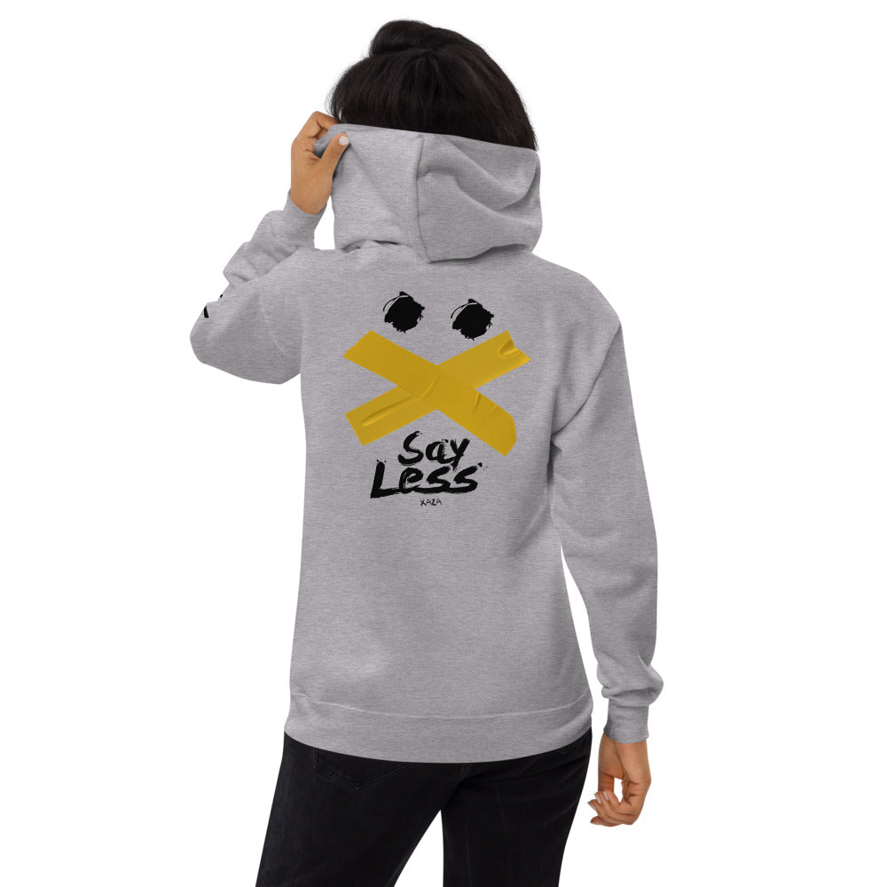 Say Less Womens fleece hoodie