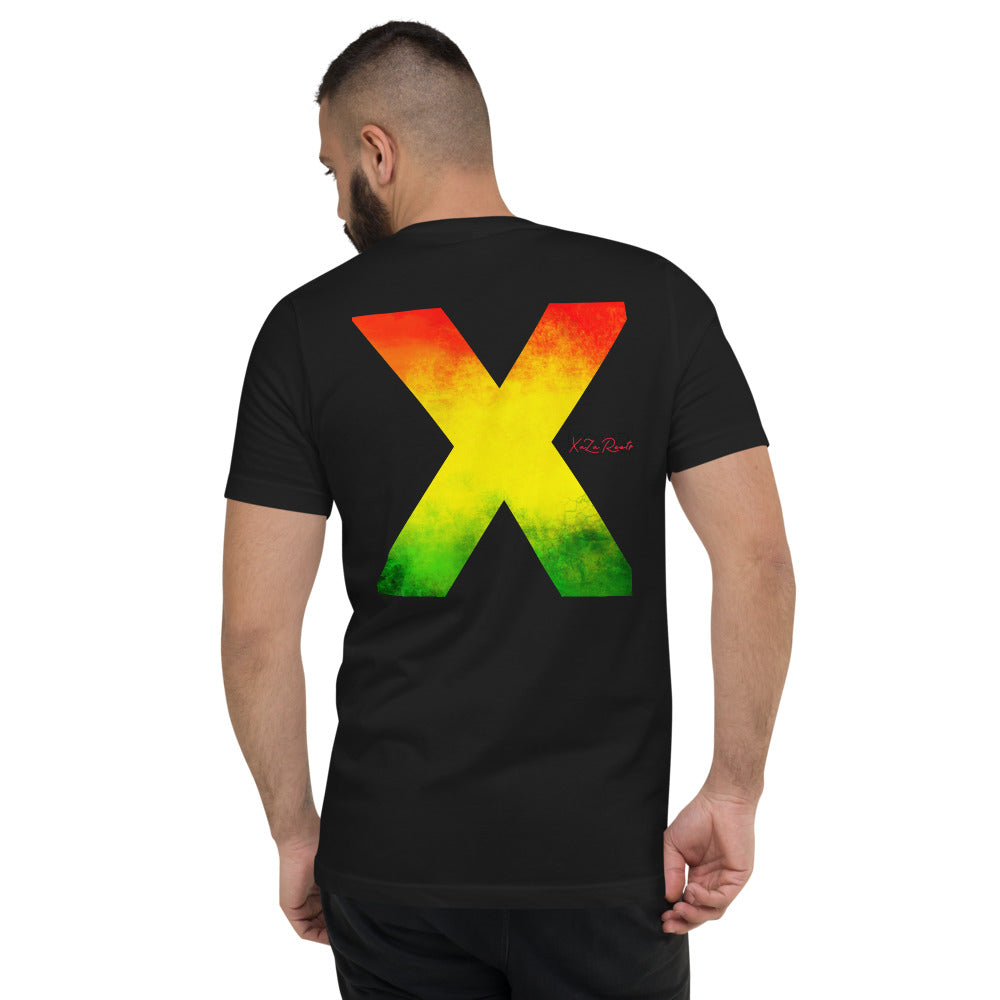 Rasta X Short Sleeve V-Neck T-Shirt